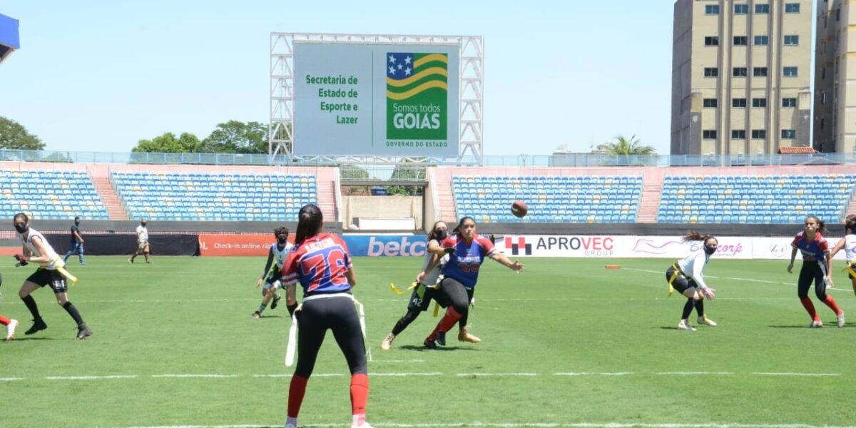 Brasília Selvagens vence Goiânia Rednecks em clássico regional do flag football, no Estádio Olímpico