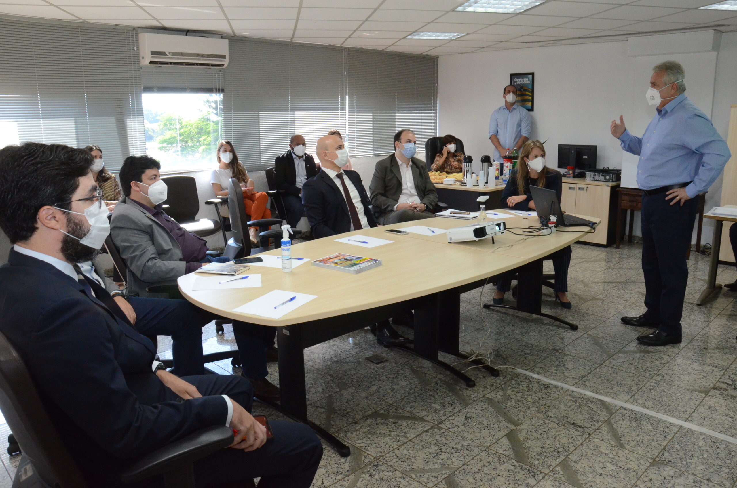 Secretaria de Esporte e Lazer apresenta projetos para seis pastas do Governo de Goiás, em reunião geral