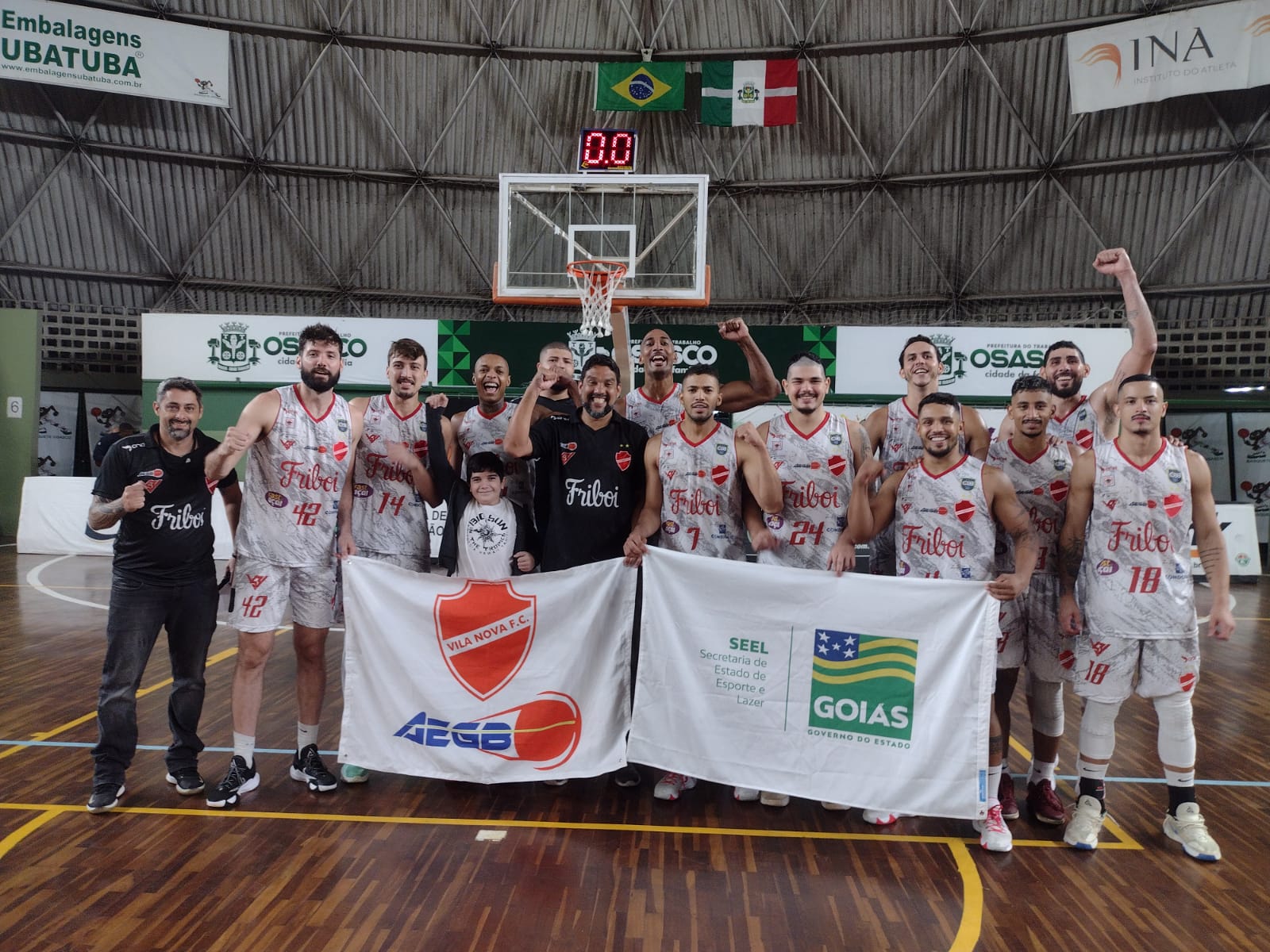 Vila Nova/AEGB fecha participação no Campeonato Brasileiro de Basquete na 5ª posição de sua chave