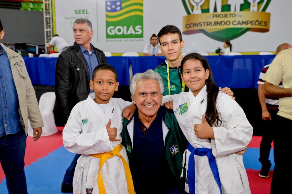 Com presença do governador Ronaldo Caiado, Copa Construindo Campeões reuniu mais de 1.600 atletas