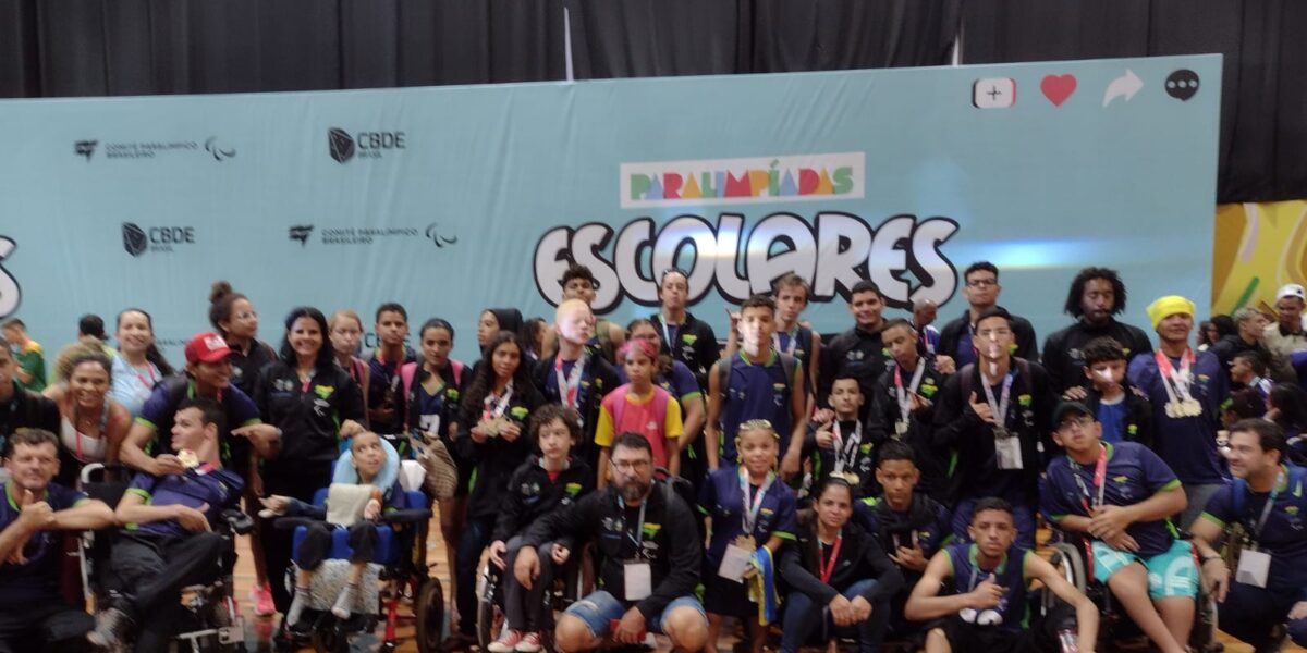 Delegação goiana conquista 52 medalhas nas Paralimpíadas Escolares, em São Paulo