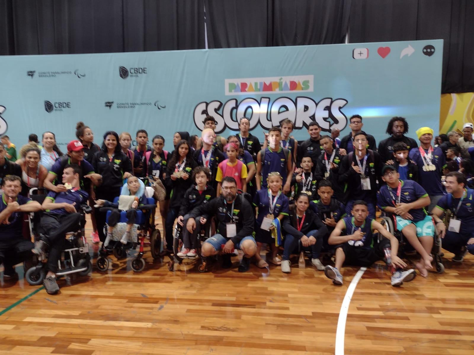 Delegação goiana conquista 52 medalhas nas Paralimpíadas Escolares, em São Paulo