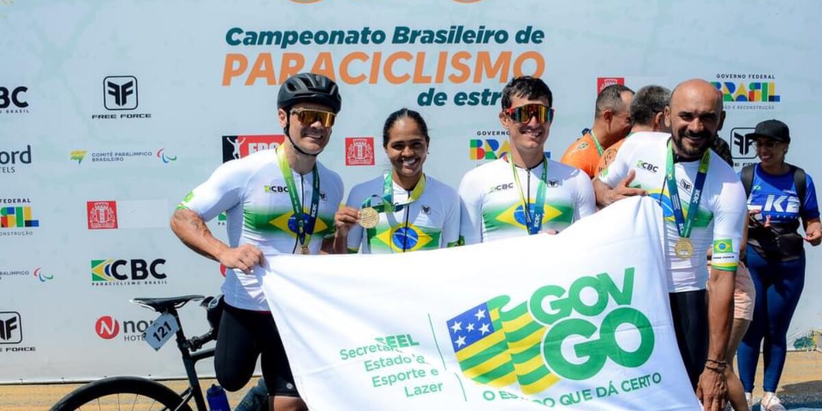 Ciclistas goianos conquistam medalhas no Campeonato Brasileiro de Paraciclismo de Estrada e Contrarrelógio