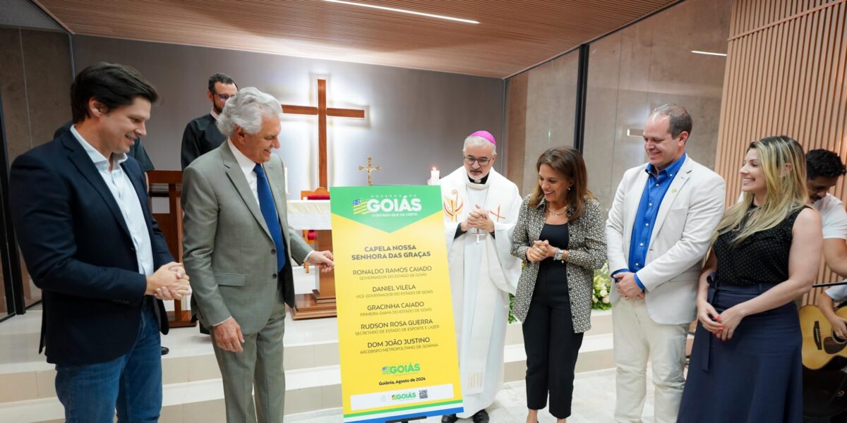 Governo de Goiás entrega revitalização da Capela do Estádio Serra Dourada