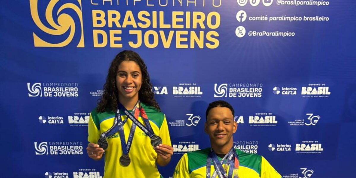 Jovens promessas do paradesporto goiano conquistam medalhas no Campeonato Brasileiro de Jovens de Natação