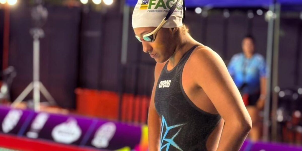 Bolsista do Pró-Goiás Atleta, Vida Veríssimo conquista prata no Troféu Chico Piscina