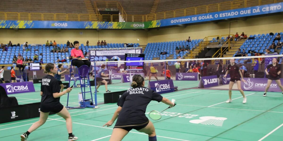 Goiânia Arena recebe Etapa Nacional do Campeonato Brasileiro de Badminton