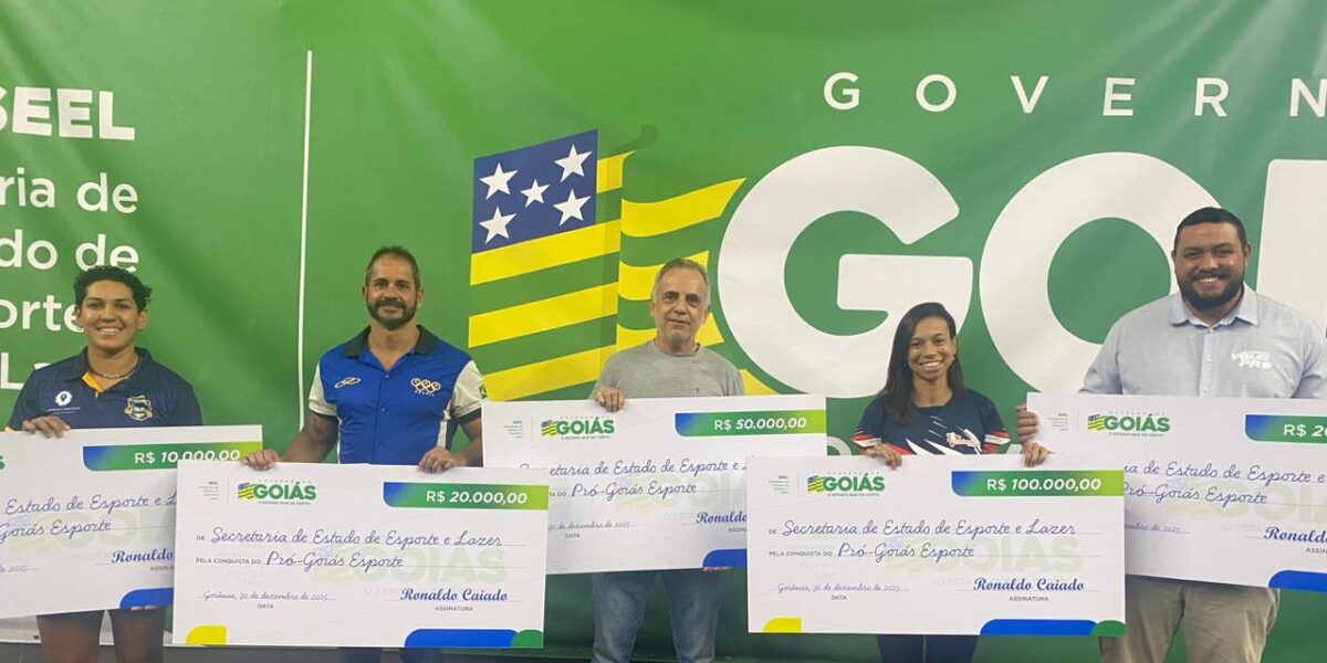Governo de Goiás executa edital de 2025 do Pró-Goiás Esporte, com investimento de R$ 3,5 milhões