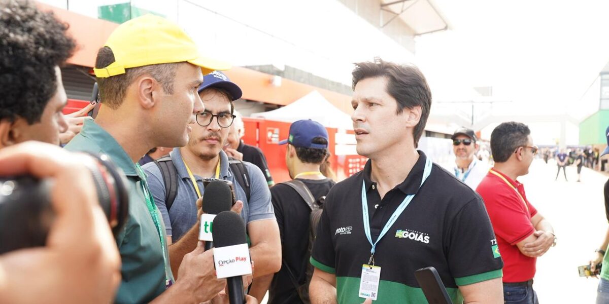 “Goiânia e Goiás vão se transformar com esse evento”, afirma Daniel Vilela no primeiro dia de MotoGP