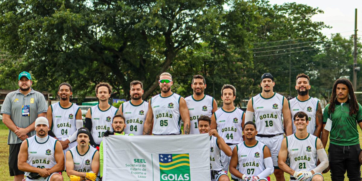 Seleção Goiana fica na 9ª posição em Campeonato Brasileiro de Flag Football, realizado em São Paulo