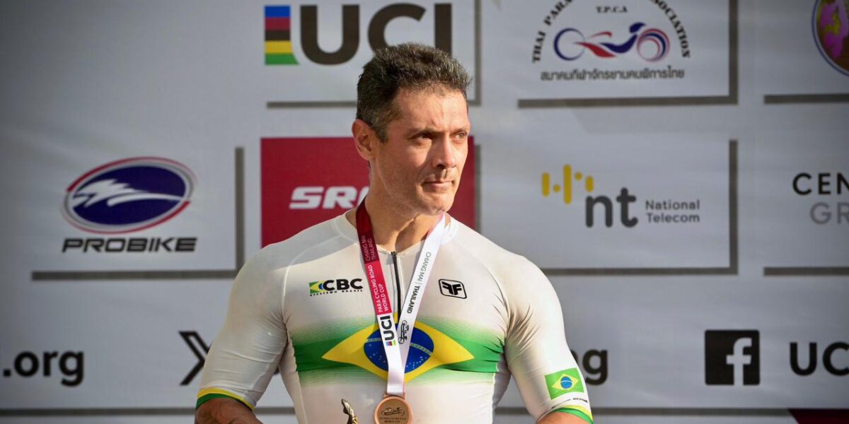 Victor Luise conquista medalha de bronze em etapa da Copa do Mundo de Paraciclismo