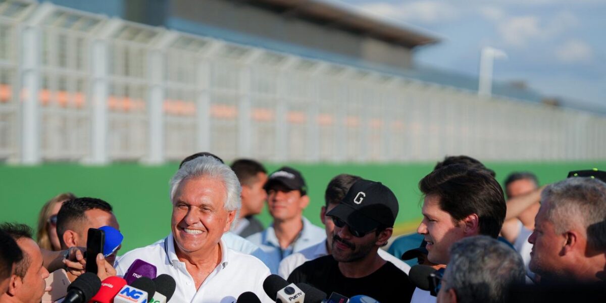 Governador Ronaldo Caiado vistoria ajustes finais no autódromo de Goiânia para MotoGP