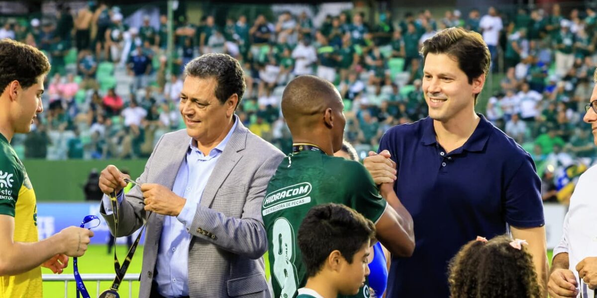Daniel Vilela destaca apoio do Governo de Goiás ao futebol, durante final do Goianão