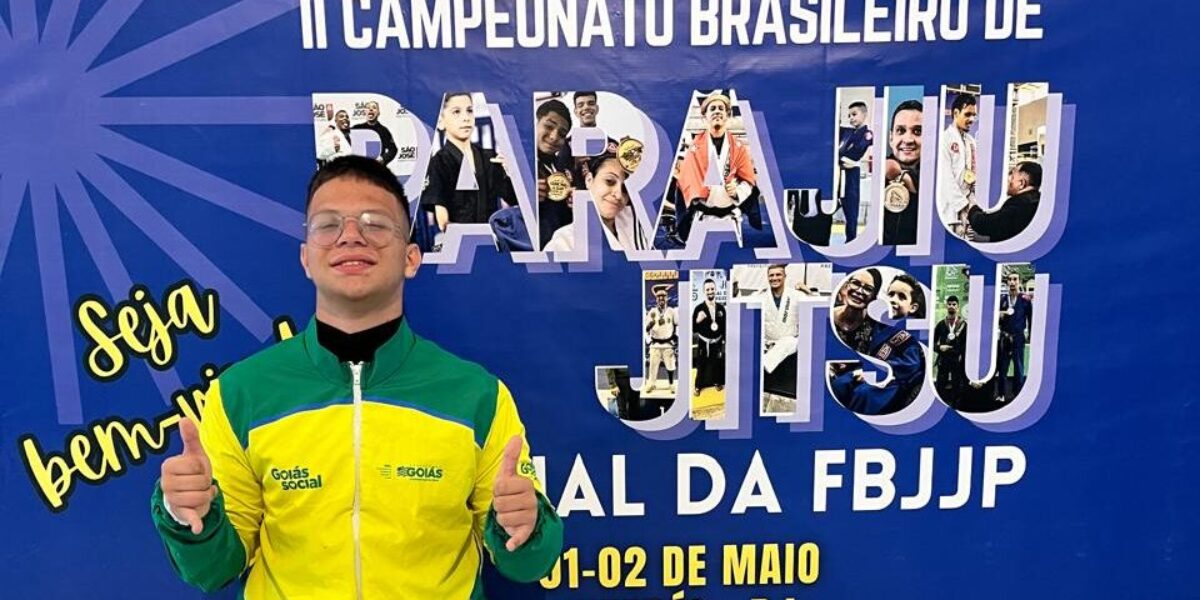 Lucas Tavares conquista três medalhas no II Campeonato Brasileiro de Parajiu-Jitsu