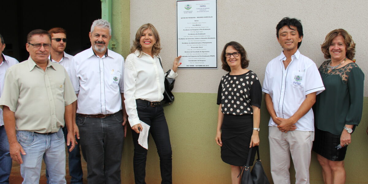 Fapeg e Universidade de Rio Verde inauguram Setor de Pesquisa de Insumos Agrícolas