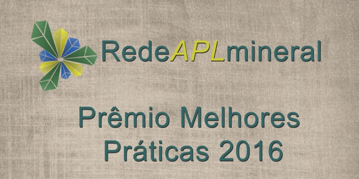 Prêmio para arranjos produtivos de base mineral tem inscrições abertas