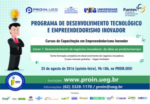 Programa de Capacitação em Empreendedorismo Inovador.