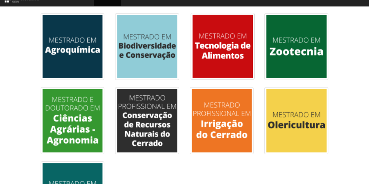 IF Goiano divulga novas páginas de programas de Pós-Graduação