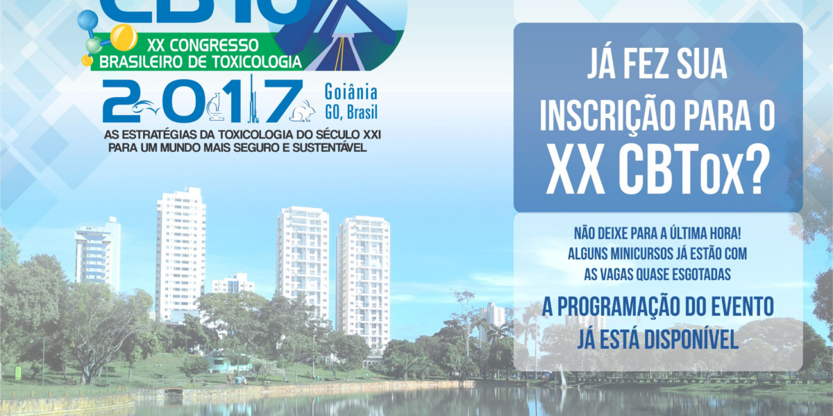 UFG promove 20º Congresso Brasileiro de Toxicologia