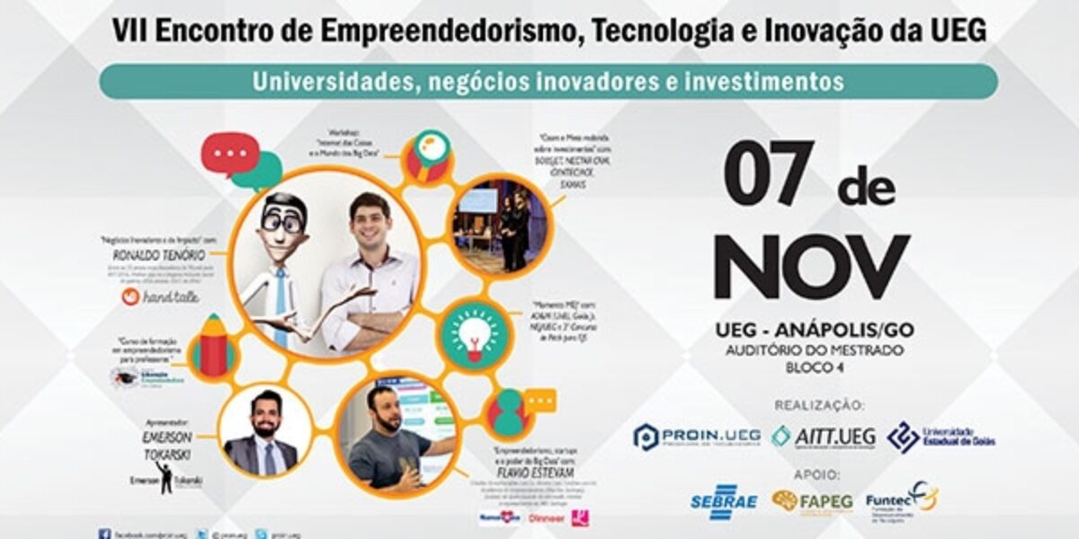 Proin/UEG realiza palestra com um dos 35 jovens mais inovadores do mundo