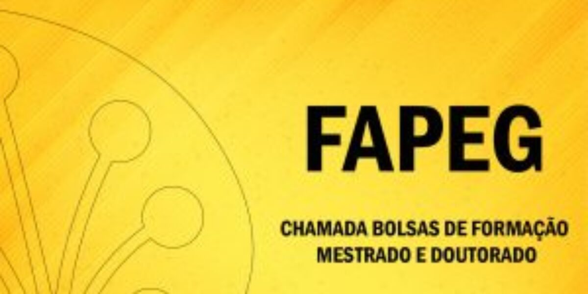 Chamada Pública da Fapeg contempla mais de 400 novos bolsistas de Mestrado e Doutorado