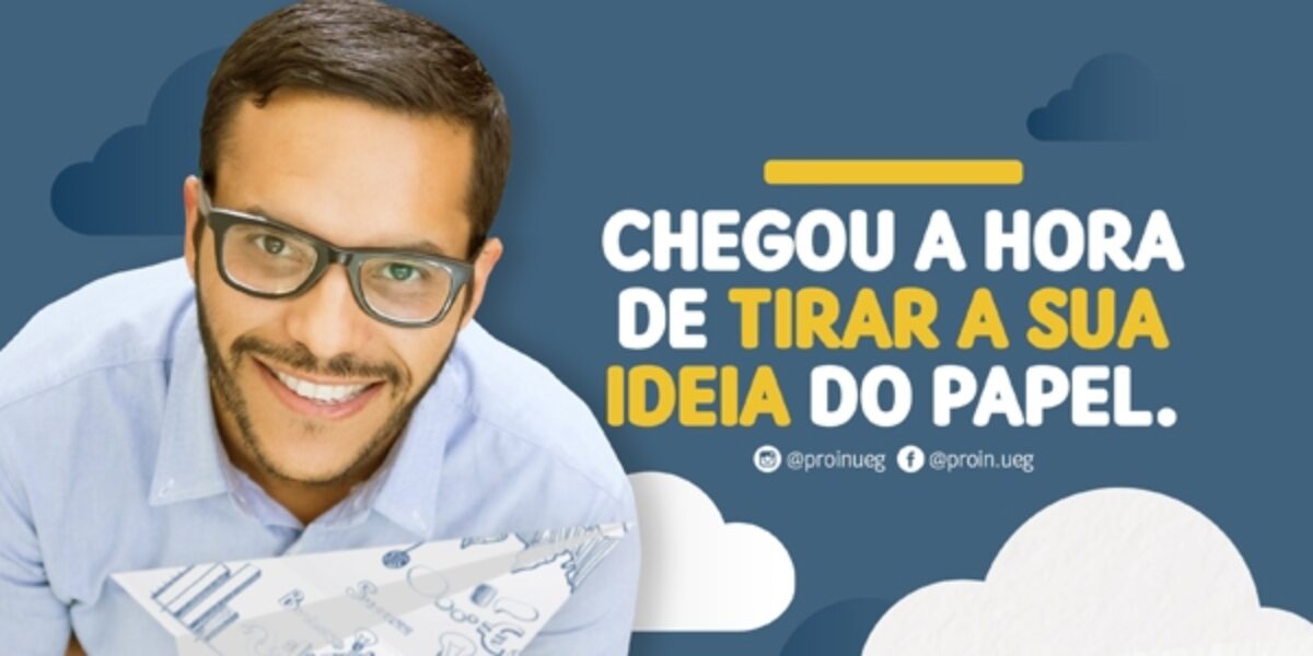 Inscrições abertas ao edital do Proin. UEG