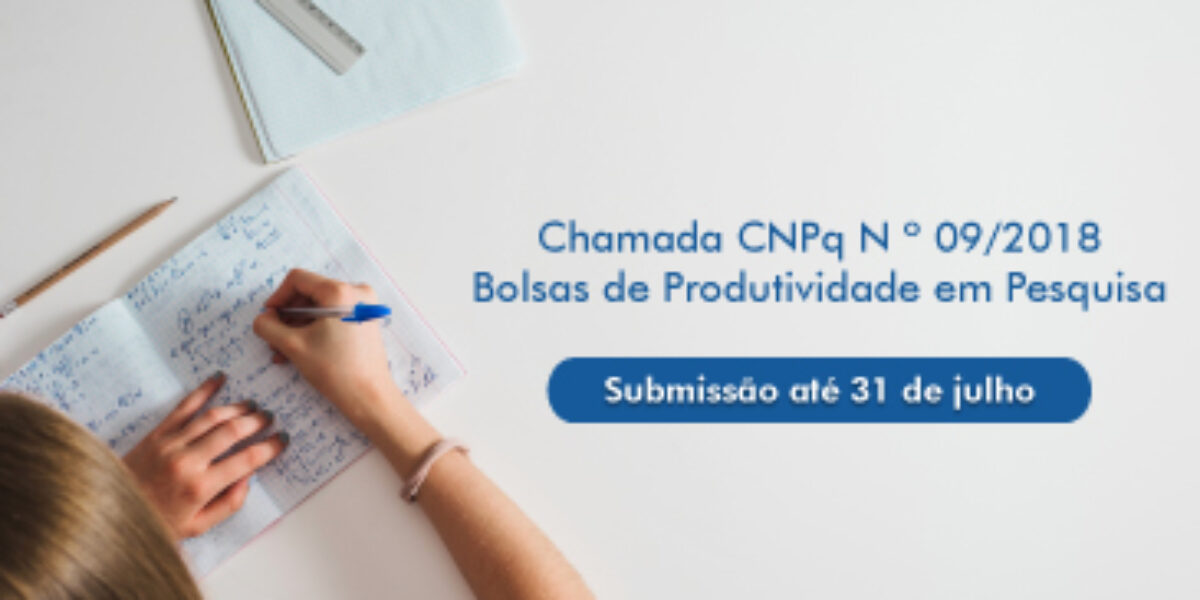 CNPq recebe propostas de bolsas de produtividade em pesquisa