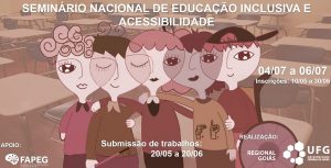 ufg goiás seminário de educação inclusiva e acessibilidade