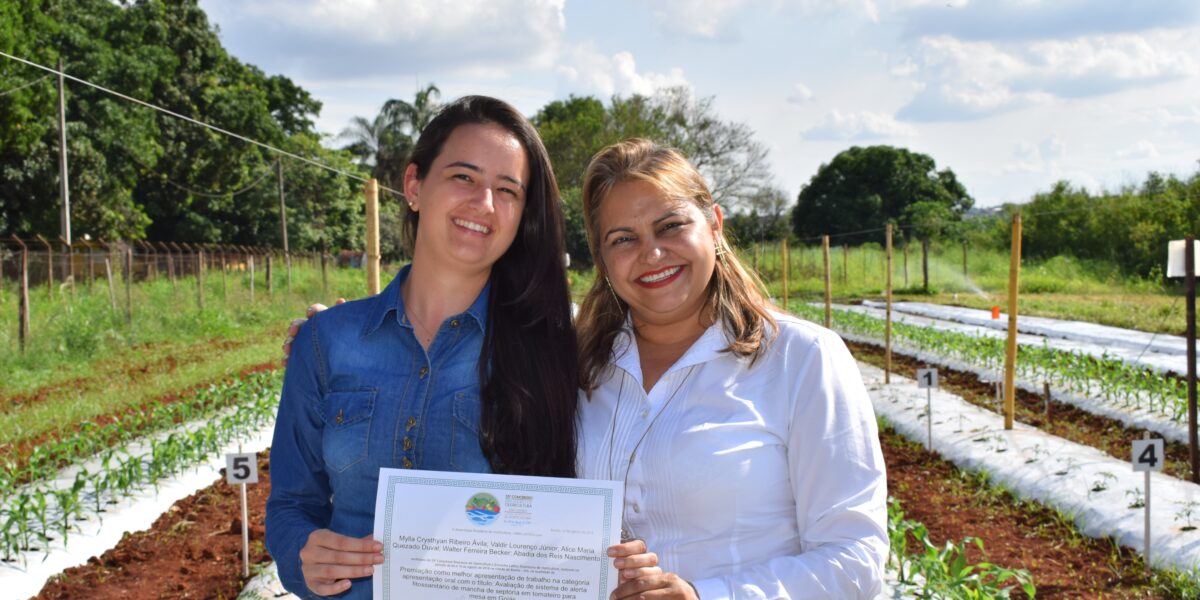 Projeto fomentado pela Fapeg ganha prêmio em Congresso Brasileiro de Olericultura