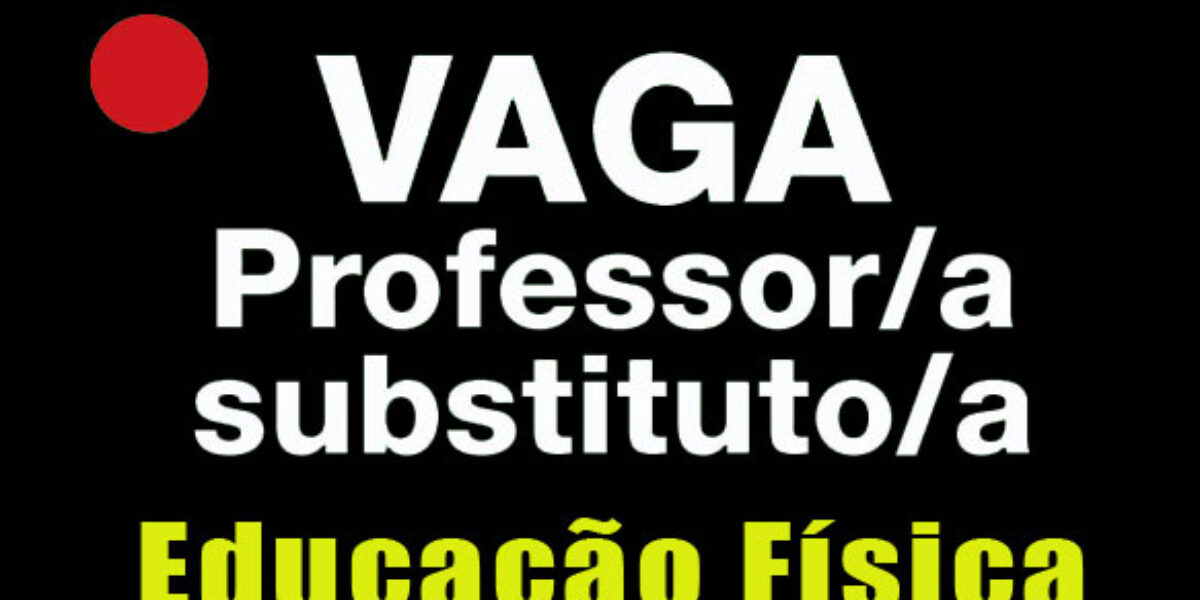 IFG de Aparecida de Goiânia está com Processo Seletivo Simplificado para contratação de professores substitutos(as)/Temporários(as)