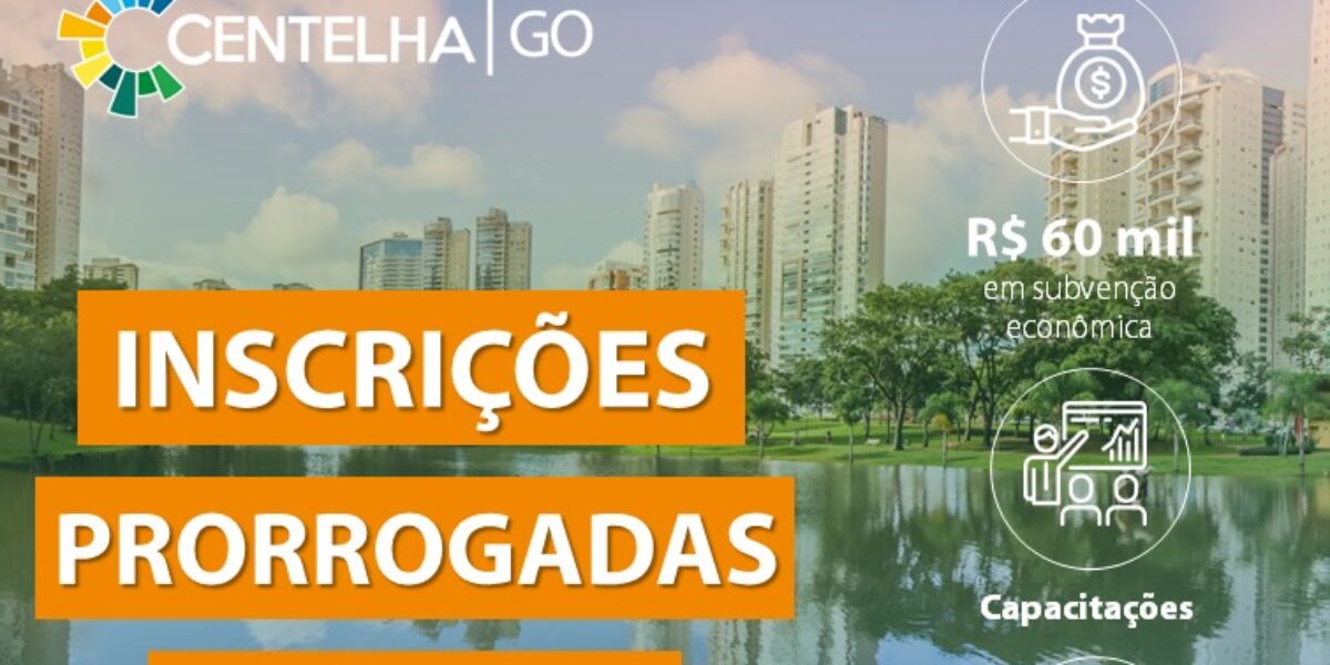 Programa Centelha prorroga inscrições para o dia 21 de outubro