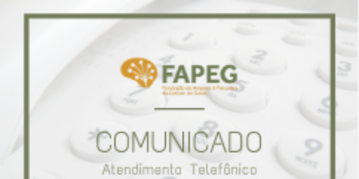 Comunicado – Atendimento Telefônico