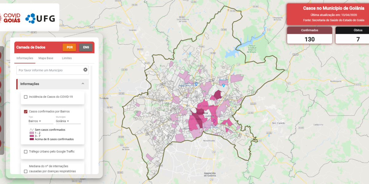 Goiânia vive aumento de casos da Covid-19 em regiões afastadas do Centro