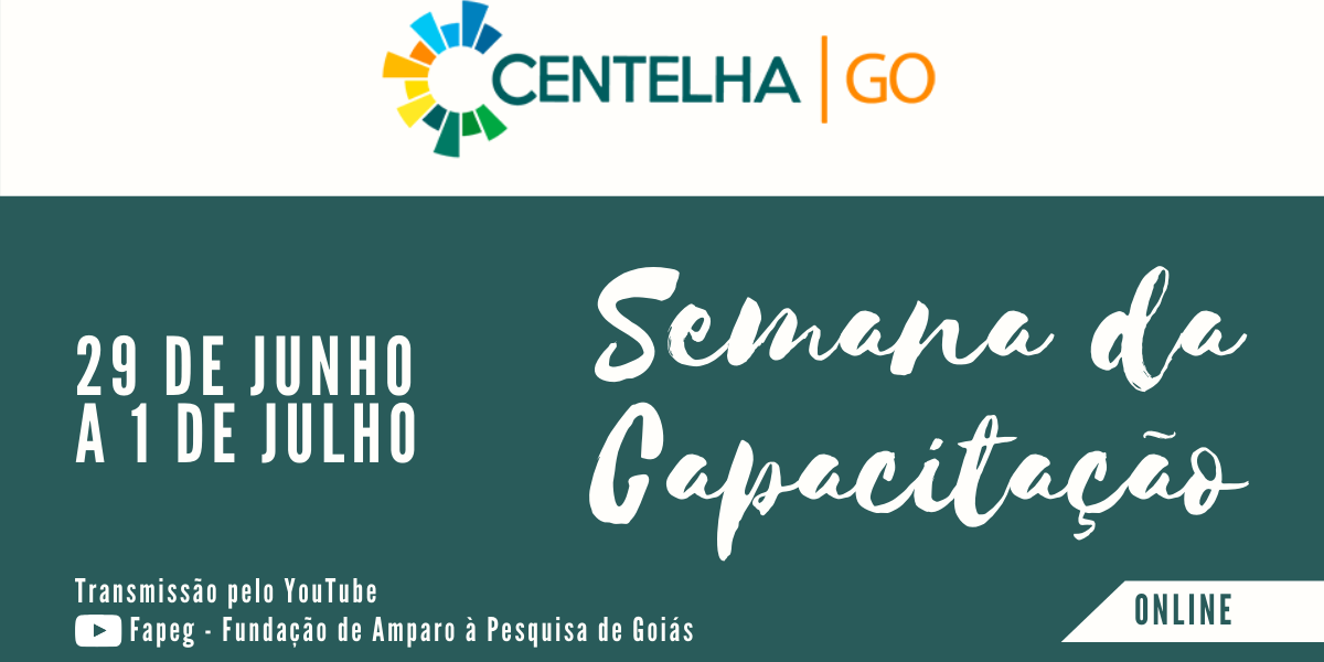 Governo de Goiás promove lives para capacitar selecionados no Programa Centelha