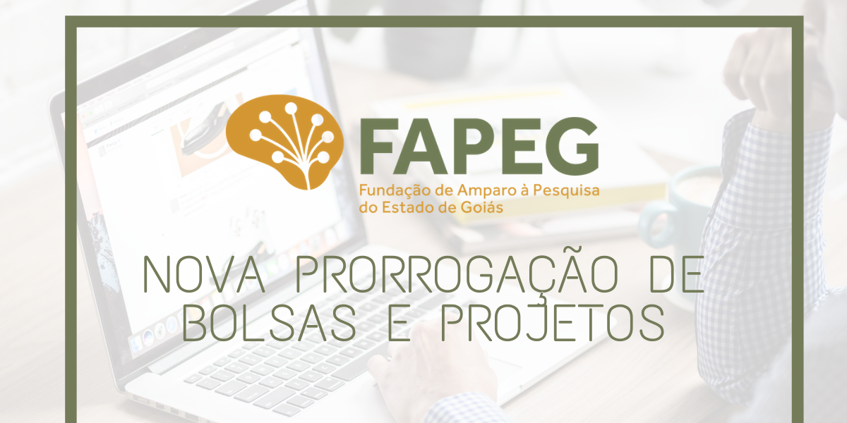 Fapeg publica novas portarias sobre prorrogação de bolsas e projetos de pesquisa