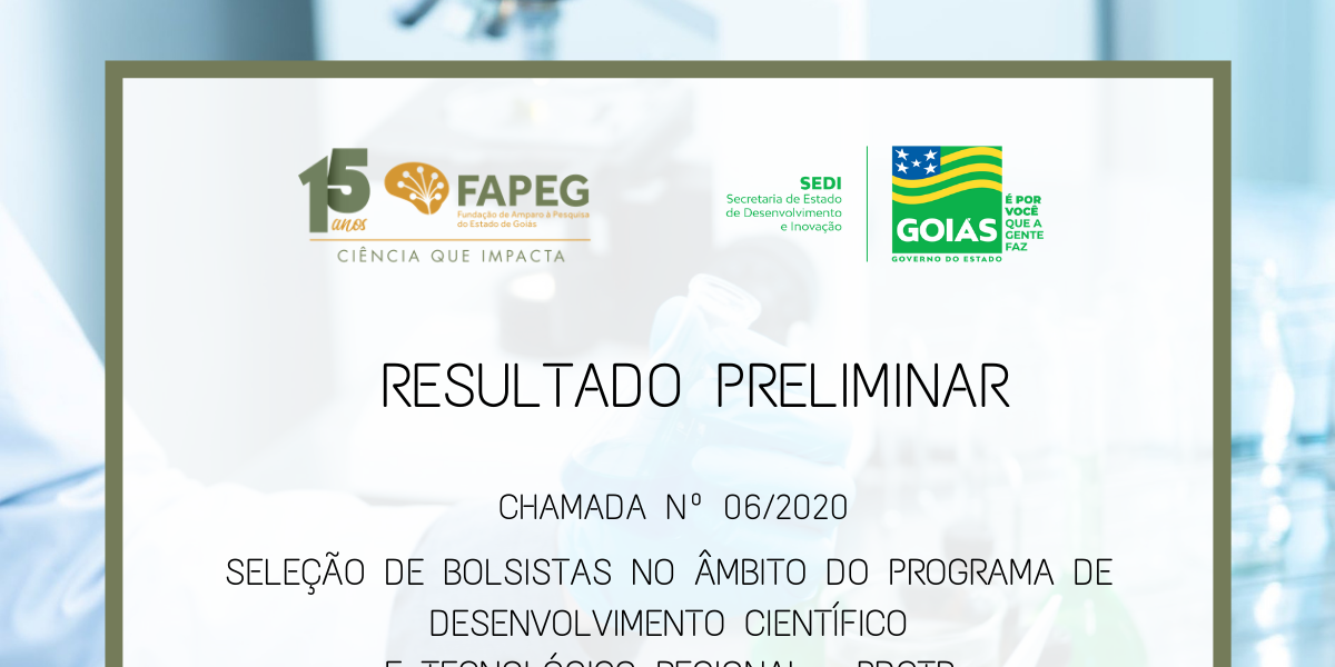 Divulgado resultado preliminar do PDCTR