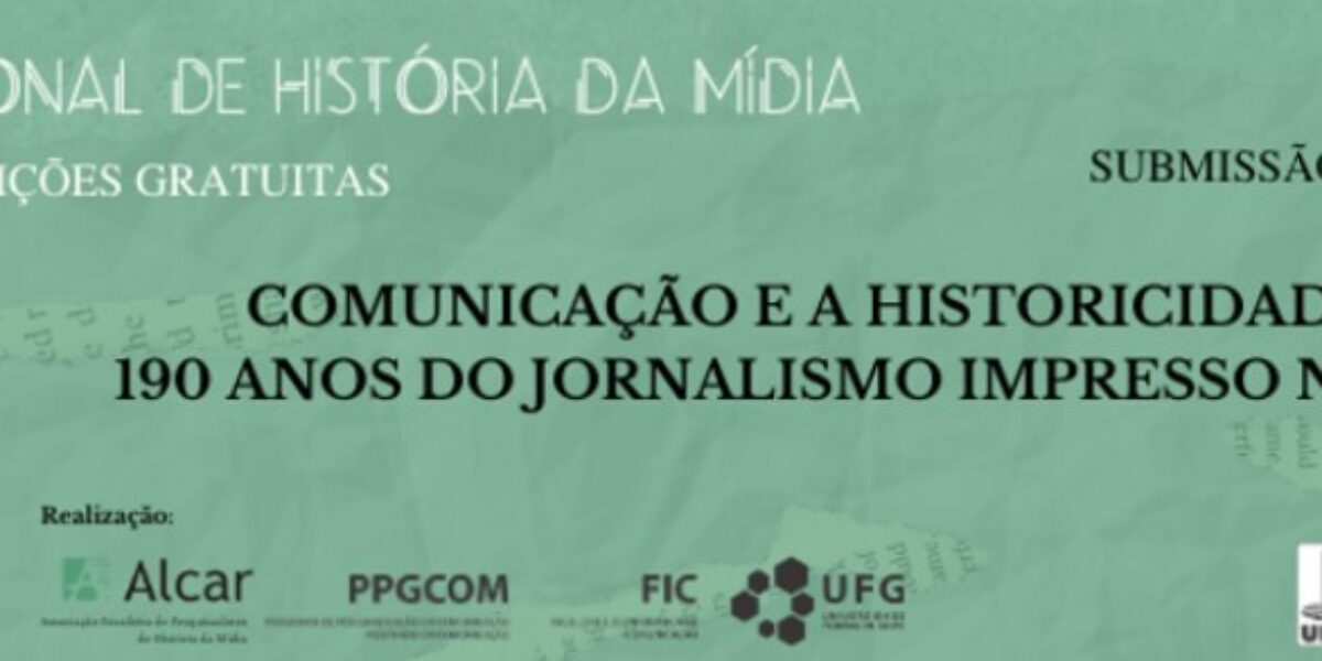 Encontro Regional Centro-Oeste de História da Mídia acontece em março