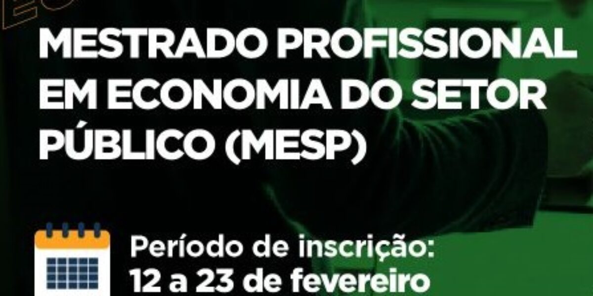 Governo de Goiás sela parceria com UnB e abre processo seletivo de mestrado para servidores estaduais