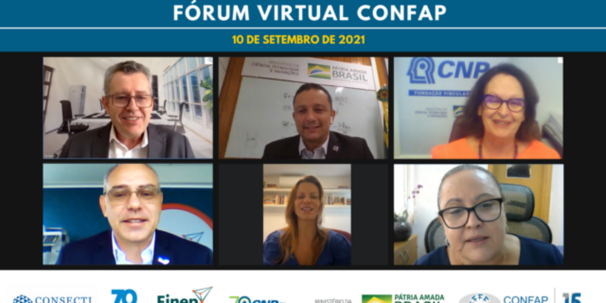 Fórum Virtual CONFAP reúne representantes de Agências Estaduais e Nacionais de Fomento à CT&I para debaterem ações conjuntas