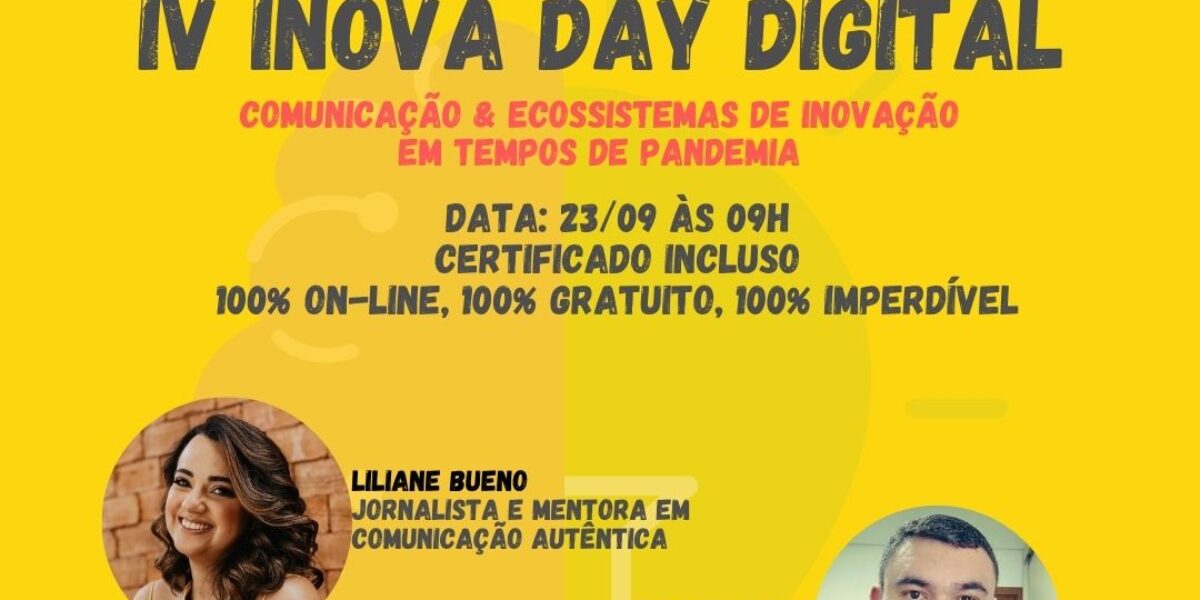 Presidente da Fapeg fala sobre inovação na abertura do IV Inova Day Digital