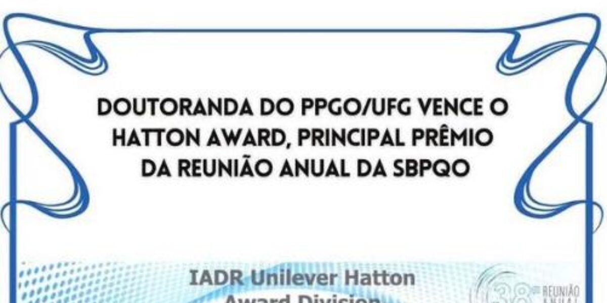 Doutoranda da UFG vence principal competição de pesquisa em odontologia do Brasil