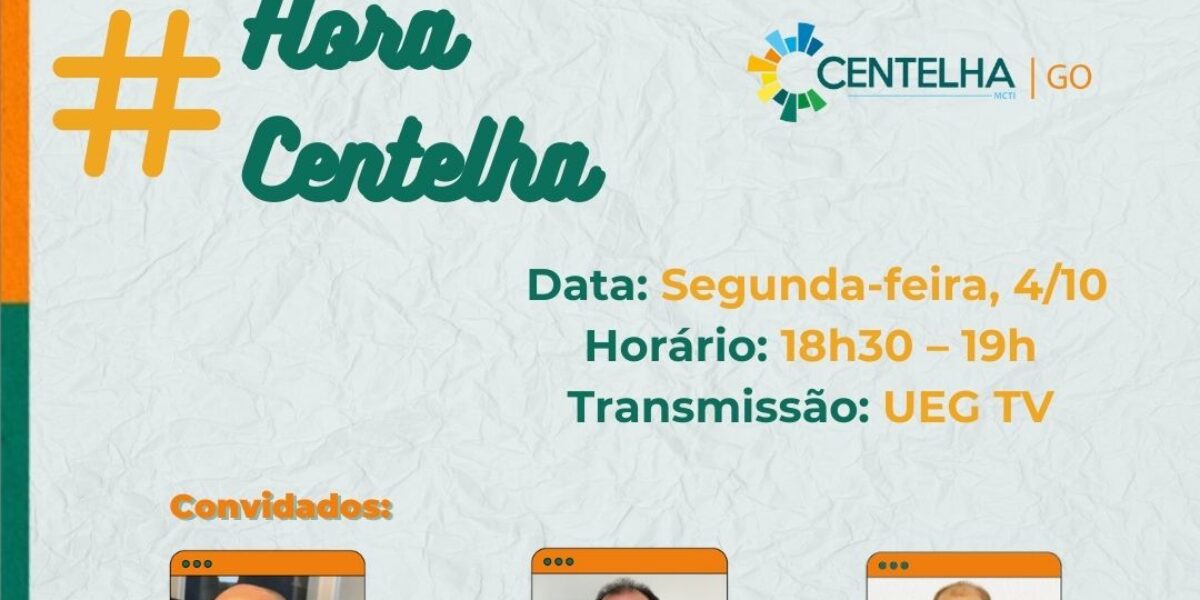 Fapeg e UEG realizam live sobre Programa Centelha II