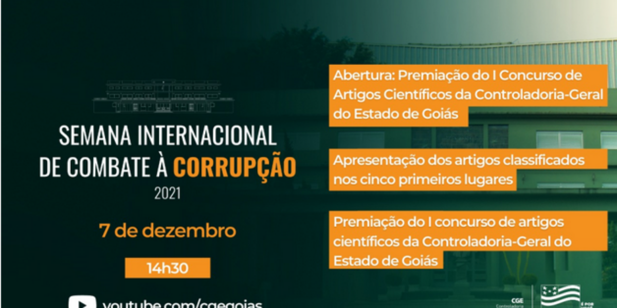 CGE divulga vencedores do concurso de artigos científicos sobre Compliance