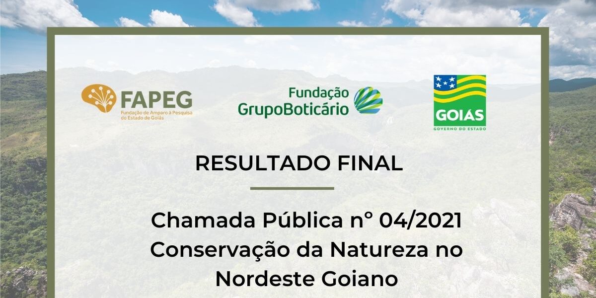 Divulgado resultado final da Chamada para Conservação da Natureza no Nordeste Goiano