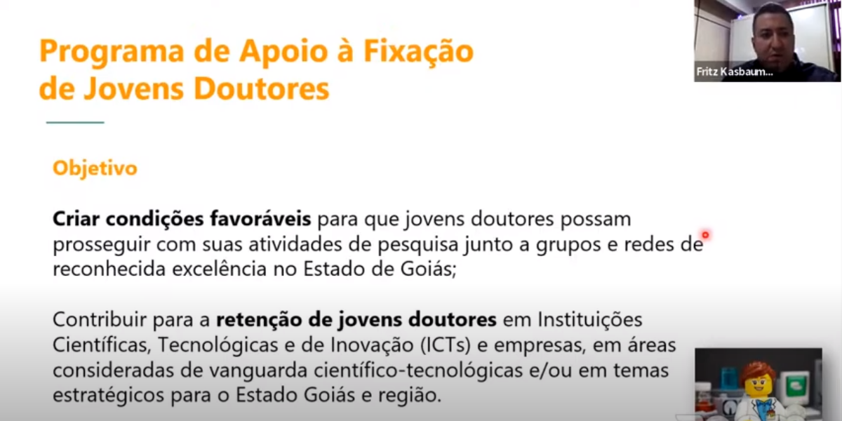 Fapeg responde às dúvidas de pesquisadores interessados no Programa de Apoio à Fixação de Jovens Doutores no Brasil