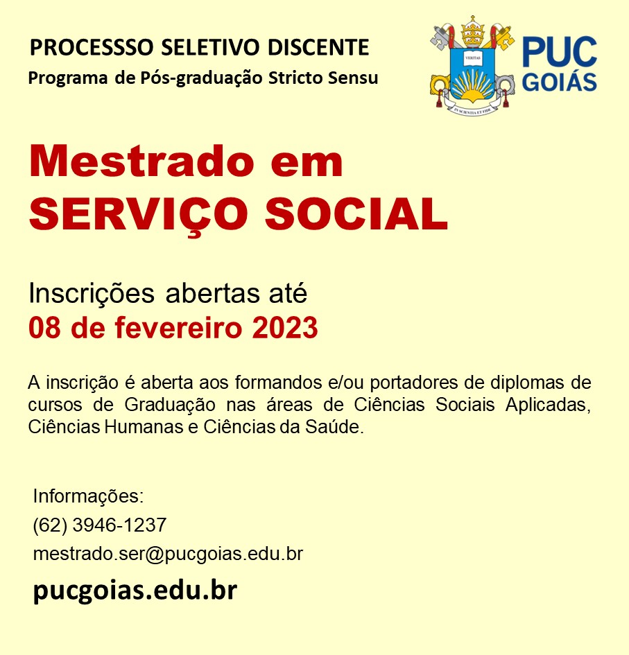 Programa de Pós-Graduação em Serviço Social