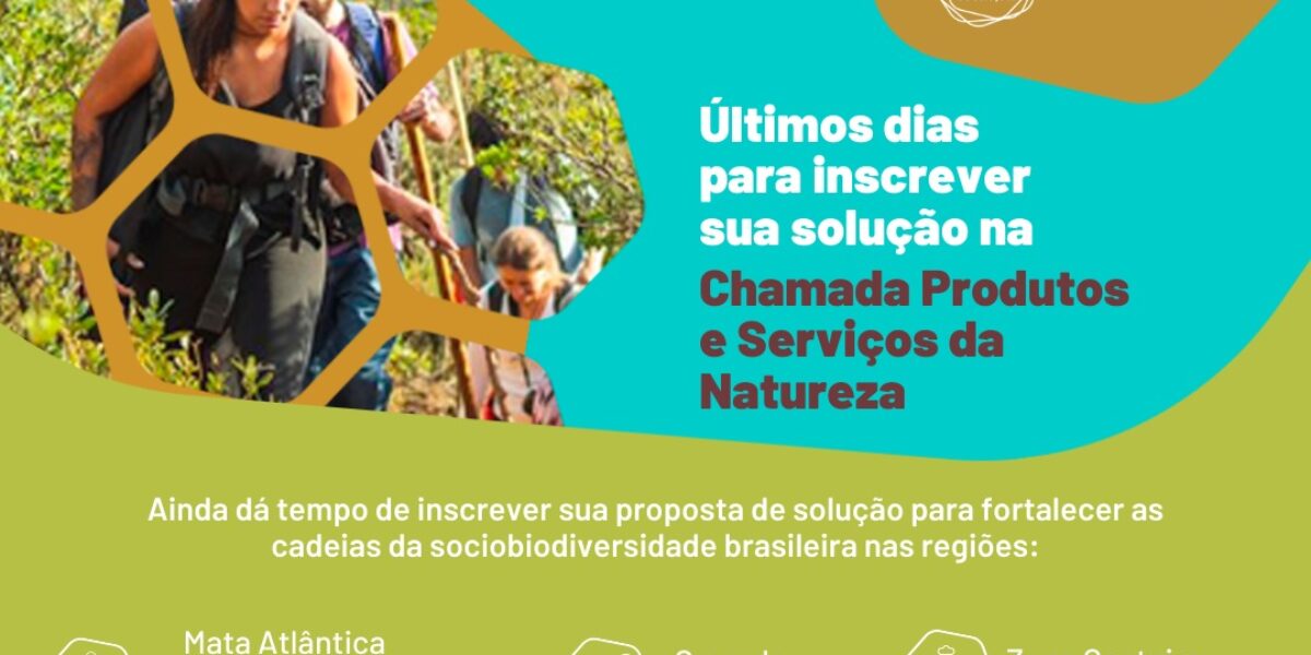 Propostas inovadoras de negócios que fortaleçam a biodiversidade na Mata Atlântica, Cerrado de Goiás e zona costeira da Bahia