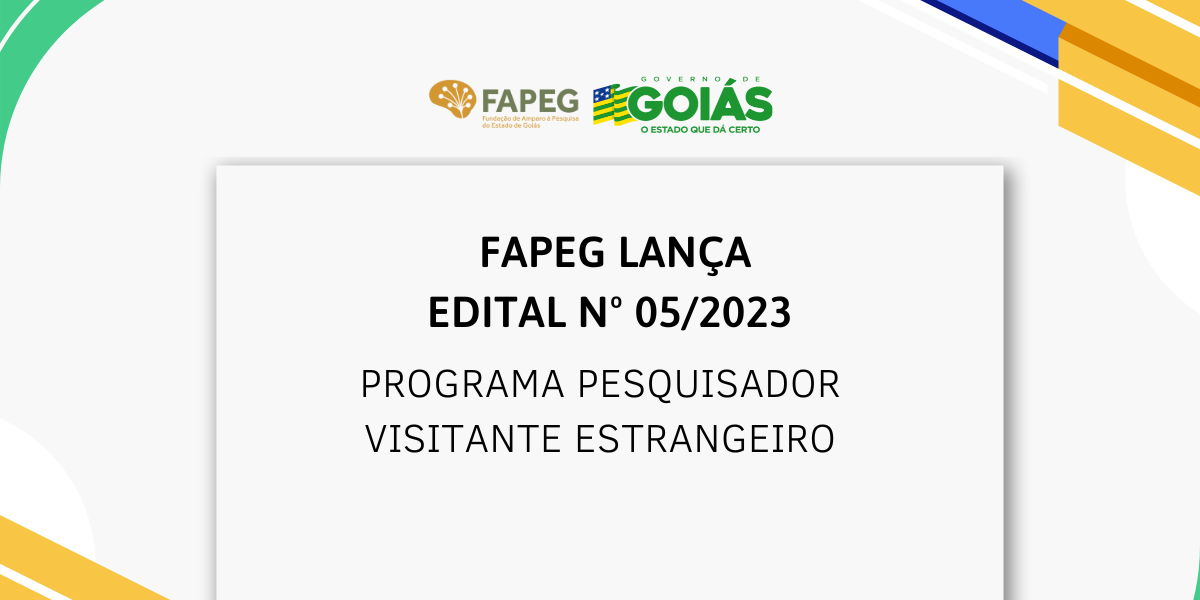 Programa Pesquisador Visitante Estrangeiro incentiva a internacionalização da pesquisa goiana