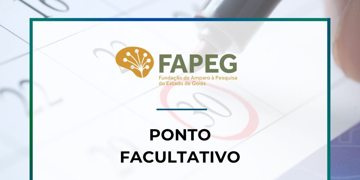 Alteração no expediente da Fapeg