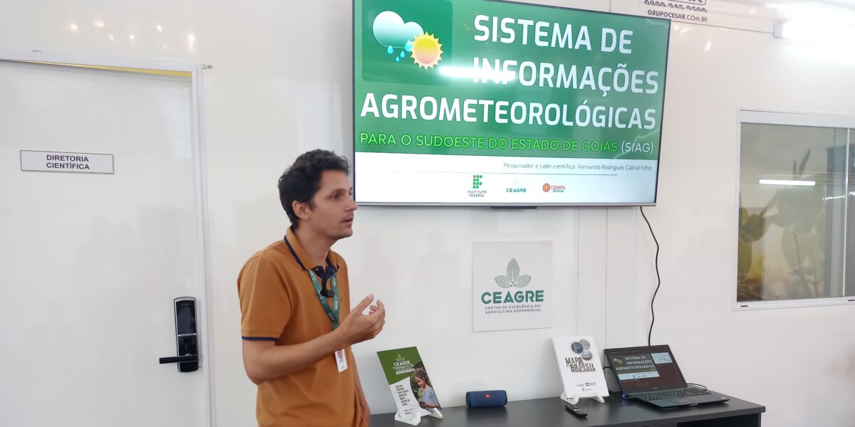 CEAGRE e CEMPA apresentam o Sistema de Informações Agrometeorológicas para o Sudodeste do Estado de Goiás (SIAG) – Safra 2023/2024